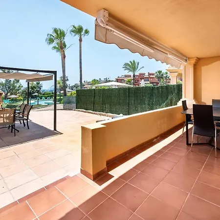 Townhouse With Ocean Views, Bbq, Elevator, Padel And Pool - Costa Galera Park 25 Estepona