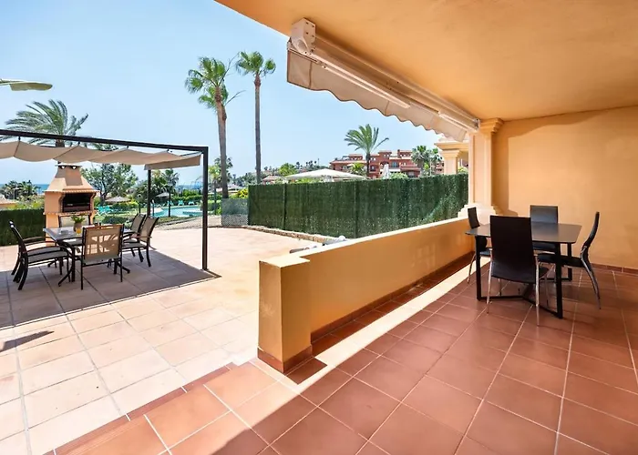 Townhouse With Ocean Views, Bbq, Elevator, Padel And Pool - Costa Galera Park 25 エステポナ