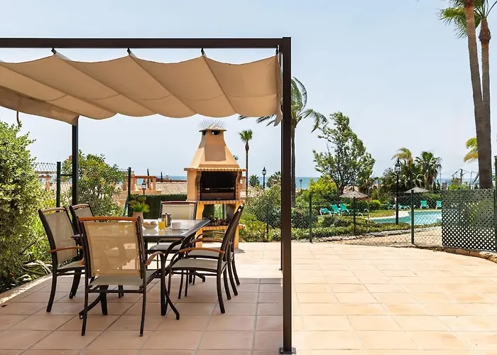 Townhouse With Ocean Views, Bbq, Elevator, Padel And Pool - Costa Galera Park 25 別荘 エステポナ